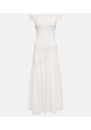 Gabriela Hearst Veloso linen and silk maxi dress