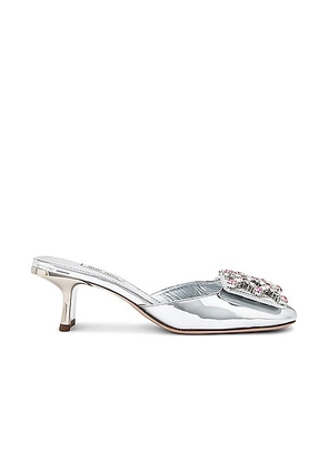 Miu Miu Metallic Sandals in Argento - Metallic Silver. Size 37.5 (also in ).