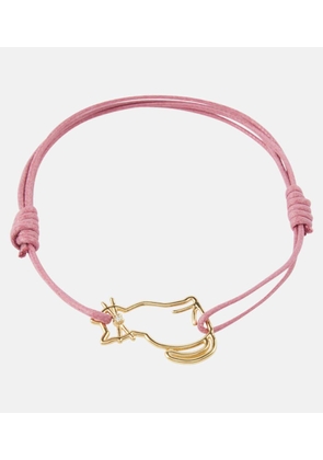 Aliita Cat 9kt gold cord bracelet