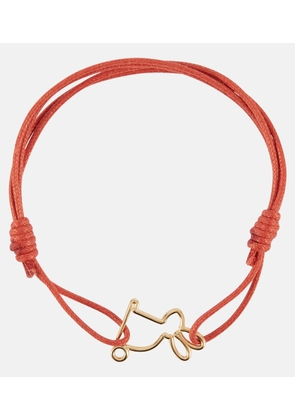 Aliita Conejito 9kt gold cord bracelet