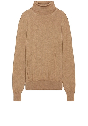 Saint Laurent Sweater in Camel Clair - Brown. Size S (also in L, M, XL/1X).