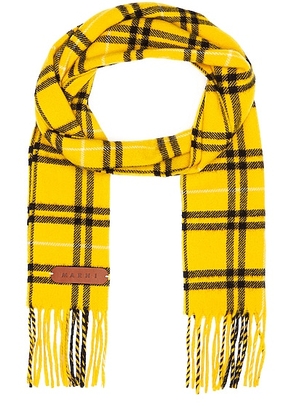 Marni Scarf in Maize - Yellow. Size all.