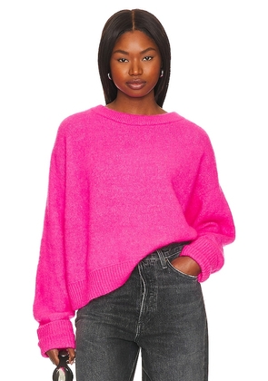 American Vintage Vitow Sweater in Fuchsia. Size M/L.