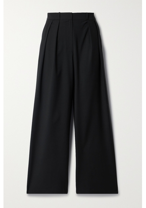 The Frankie Shop - Ripley Pleated Woven Wide-leg Pants - Black - x small,small,medium,large,x large