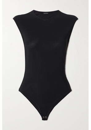 GOLDSIGN - Ellison Stretch-jersey Bodysuit - Black - x small,small,medium,large,x large
