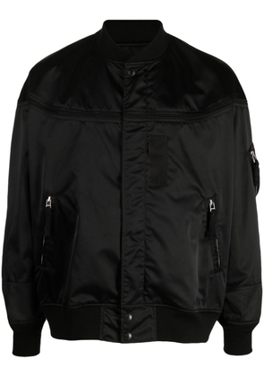 Comme des Garçons Homme panelled zip-up bomber jacket - Black