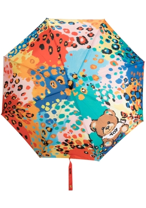 Moschino Teddy Bear-print umbrella - Blue