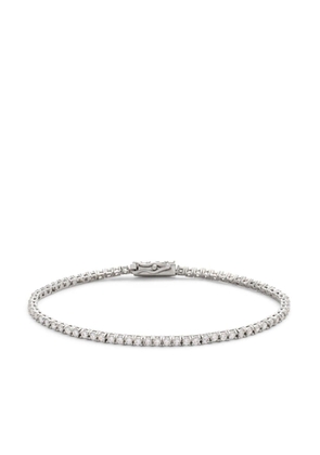 Kenneth Jay Lane crystal-embellished tennis bracelet - Silver