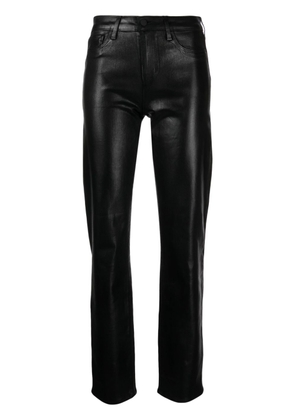 L'Agence Ginny coated trousers - Black