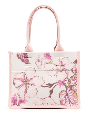 ZIMMERMANN floral-jacquard tote bag - Pink