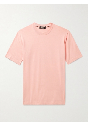 Loro Piana - Cotton T-Shirt - Men - Orange - IT 46