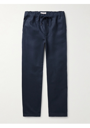 Derek Rose - Sydney 2 Slim-Fit Linen Drawstring Trousers - Men - Blue - S