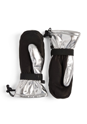 Perfect Moment Leather Foil Mittens