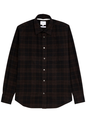 Norse Projects Algot Checked Wool-blend Shirt - Brown - M