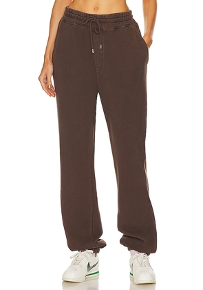 WAO The Fleece Pant in Brown. Size XL.