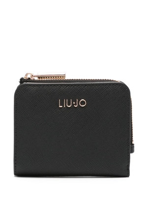 LIU JO logo-plaque bi-fold wallet - Black
