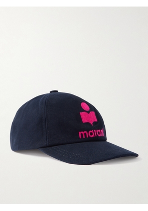 Marant - Logo-Embroidered Cotton-Piqué Baseball Cap - Men - Blue