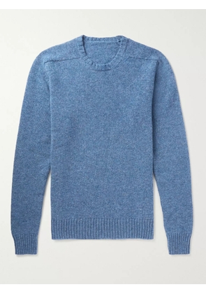 Anderson & Sheppard - Mélange Wool Sweater - Men - Blue - XS