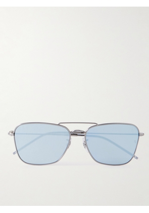 Ray-Ban - Caravan Reverse Square-Frame Silver-Tone Sunglasses - Men - Silver