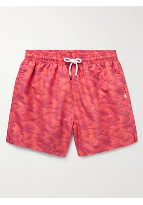 Derek Rose - Maui 61 Straight-Leg Mid-Length Printed Swim Shorts - Men - Pink - S