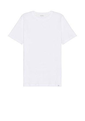 Norse Projects Niels Standard T-shirt in White - White. Size S (also in ).