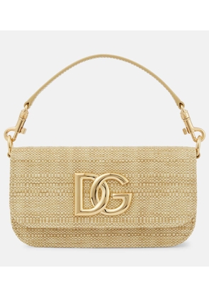 Dolce&Gabbana 3.5 raffia shoulder bag