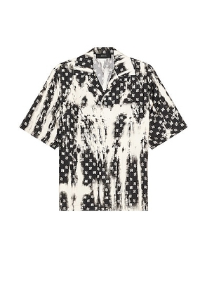Amiri Ma Paisley Bowling Shirt in Black - Black. Size S (also in ).