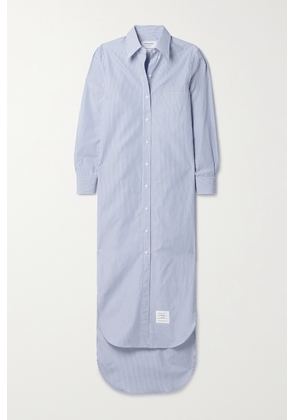 Thom Browne - Striped Cotton-poplin Midi Shirt Dress - Blue - IT36,IT38,IT40,IT42,IT44,IT46,IT48
