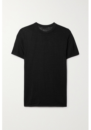 Nili Lotan - Kimena Silk-jersey T-shirt - Black - x small,small,medium,large