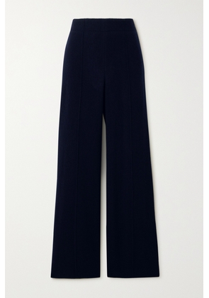 Chloé - Wool And Recycled Cashmere-blend Straight-leg Pants - Blue - FR34,FR36,FR38,FR40,FR42,FR44,FR46