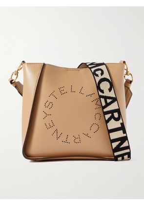 Stella McCartney - Perforated Vegetarian Leather Shoulder Bag - Neutrals - One size