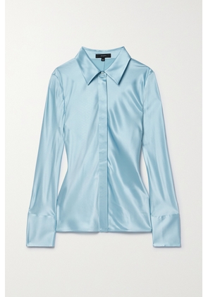 Joseph - Brunel Silk-satin Shirt - Blue - FR34,FR36,FR38,FR40,FR42,FR44