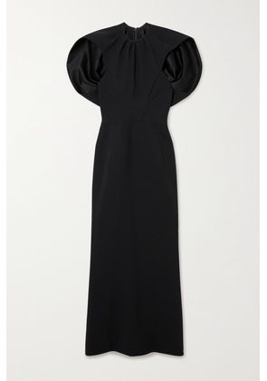 Maticevski - Cypress Ruched Crepe Midi Dress - Black - UK 6,UK 8,UK 10,UK 12,UK 14,UK 16,UK 18
