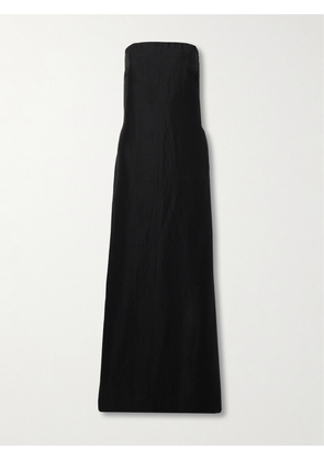 BONDI BORN - + Net Sustain Bormio Strapless Woven Maxi Dress - Black - x small,small,medium,large