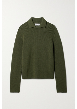 Veronica de Piante - Estella Ribbed Wool Sweater - Green - x small,small,medium,large