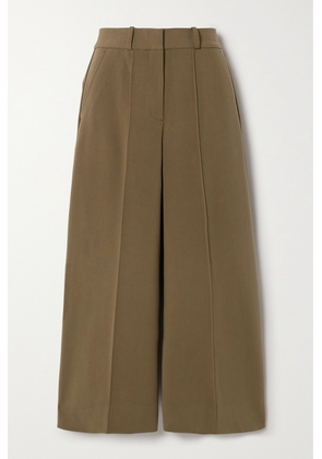 Cult Gaia - Caro Cropped Woven Wide-leg Pants - Brown - US0,US2,US4,US6,US8,US10,US12
