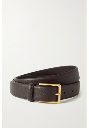 Anderson's - Textured-leather Belt - Brown - 65,70,75,80,85,90