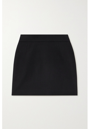 Tod's - Wool-twill Mini Skirt - Black - IT36,IT38,IT40,IT42,IT44