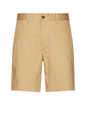 WAO The Chino Short in Brown. Size S.
