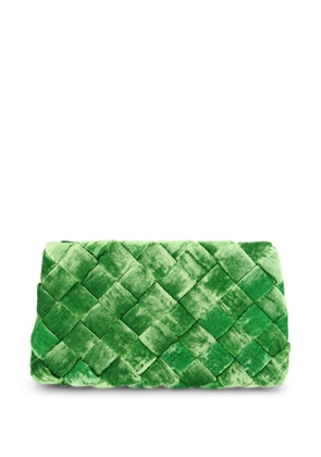Loeffler Randall Aviva quilted clutch bag - Green