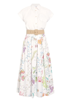 Rosie Assoulin This Way That Way floral-print dress - White