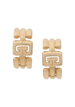 Givenchy Pre-Owned 1980's demi hoop earrings - Gold