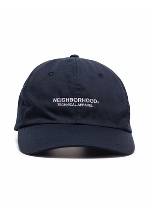 Neighborhood logo-embroidered baseball cap - Blue