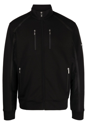Karl Lagerfeld logo-appliqué panelled jacket - Black