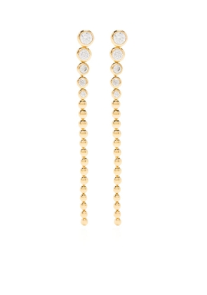 Missoma crystal-embellished beaded drop earrings - Gold