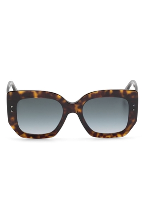 Fendi Eyewear cat-eye frame tortoiseshell sunglasses - Brown