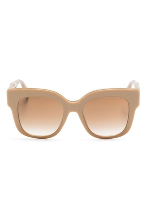 Fendi Eyewear cat-eye frame sunglasses - Neutrals
