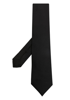 Givenchy embroidered silk tie - Black