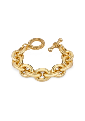 Gold Plated Chain Toggle Bracelet