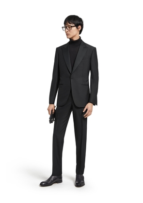 Black Trofeo 600 Wool and Silk Evening Suit